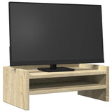 Vidaxl Monitor Stand 42x24x16 cm verarbeitetes Holz Sonoma Eiche farbig - afbeelding 3