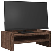Vidaxl Monitor Stand 42x24x16 cm verarbeiteter Holzbraune Eiche gefärbt - afbeelding 3
