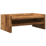 Vidaxl Monitor Stand 42x24x16 cm verarbeitetes Holz Oldholz gefärbt - afbeelding 2