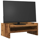 Vidaxl Monitor Stand 42x24x16 cm verarbeitetes Holz Oldholz gefärbt - afbeelding 3