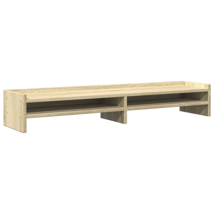 Vidaxl Monitor steht 100x24x16 cm verarbeitetes Holz Sonoma Eiche farbig