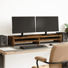 Vidaxl Monitor Standard 100x24x16 cm verarbeiteter Holzgeräuchchen -Eichefarbe