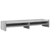 Vidaxl Monitor Standard 100x24x16 cm verarbeiteter Holzgrau Sonoma Eiche