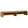 Vidaxl Monitor Standard 100x24x16 cm verarbeitetes Holz altes Holzfarbe