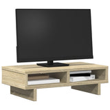 Vidaxl Monitor steht 50x27x15 cm verarbeitetes Holz Sonoma Eiche farbig - afbeelding 3