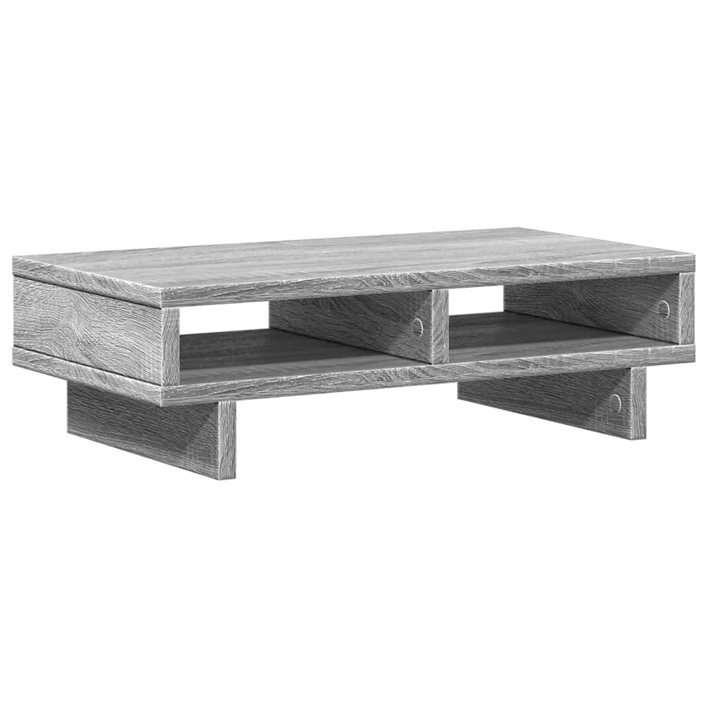 Vidaxl Monitor steht 50x27x15 cm verarbeiteter Holzgrau Sonoma -Eiche