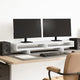 Vidaxl Monitor Standard 100x27x15 cm verarbeitetes Holz weiß