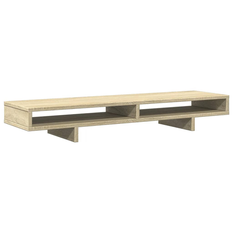 Vidaxl Monitor Standard 100x27x15 cm verarbeitetes Holz Sonoma Eiche -Colored