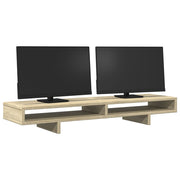Vidaxl Monitor Standard 100x27x15 cm verarbeitetes Holz Sonoma Eiche -Colored - afbeelding 3