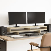 Vidaxl Monitor Standard 100x27x15 cm verarbeitetes Holz Sonoma Eiche -Colored - afbeelding 1