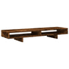 Vidaxl Monitor Standard 100x27x15 cm verarbeiteter Holzgeräuchchen -Eiche gefärbt