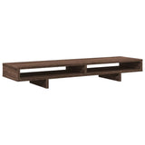 Vidaxl Monitor Standard 100x27x15 cm verarbeiteter Holzbraune -Eichefarbe - afbeelding 2