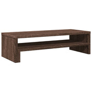 Vidaxl Monitor Standard 54x22x15 cm verarbeiteter Holzbraun -Eiche gefärbt - afbeelding 2