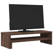 Vidaxl Monitor Standard 54x22x15 cm verarbeiteter Holzbraun -Eiche gefärbt - afbeelding 3