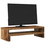Vidaxl Monitor Standard 54x22x15 cm verarbeitetes Holz altes Holzfarbe - afbeelding 3