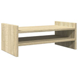 Vidaxl Monitor Stand 50x27x20 cm verarbeitetes Holz Sonoma Eiche -Colored - afbeelding 2