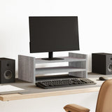 Vidaxl Monitor steht 50x27x20 cm verarbeiteter Holzgrau Sonoma Eiche - afbeelding 1