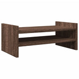 Vidaxl Monitor Standard 50x27x20 cm verarbeiteter Holzbraune -Eiche gefärbt - afbeelding 2
