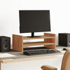 Vidaxl Monitor Standard 50x27x20 cm verarbeitete Holzhandwerkstätigkeit Eiche Farbe