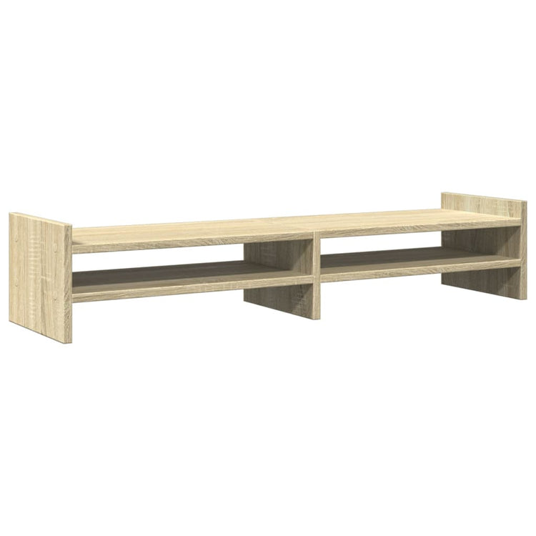 Vidaxl Monitor Standard 100x27x20 cm verarbeitetes Holz Sonoma Eiche farbig