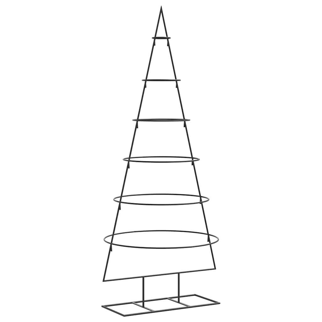 VidaXL Weihnachtsdekoration Weihnachtsbaum 150 cm Metall Schwarz
