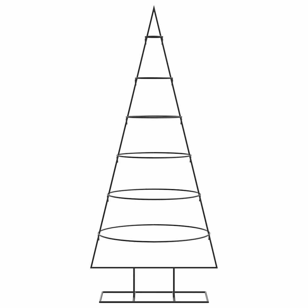 VidaXL Weihnachtsdekoration Weihnachtsbaum 150 cm Metall Schwarz