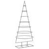VidaXL Weihnachtsdekoration Weihnachtsbaum 180 cm Metall Schwarz