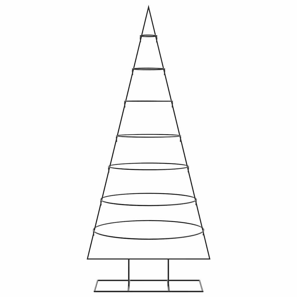 VidaXL Weihnachtsdekoration Weihnachtsbaum 180 cm Metall Schwarz