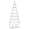 VidaXL Weihnachtsdekoration Weihnachtsbaum 210 cm Metall Schwarz