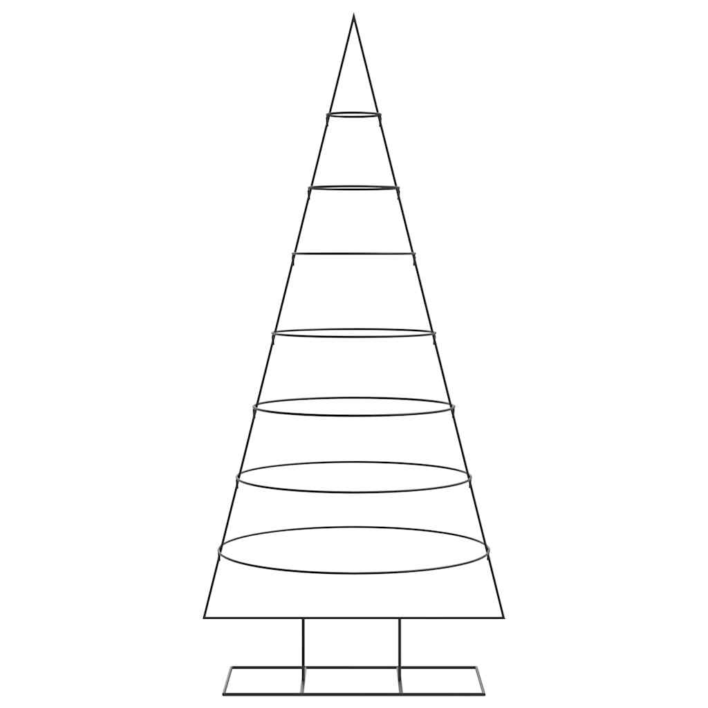 VidaXL Weihnachtsdekoration Weihnachtsbaum 210 cm Metall Schwarz
