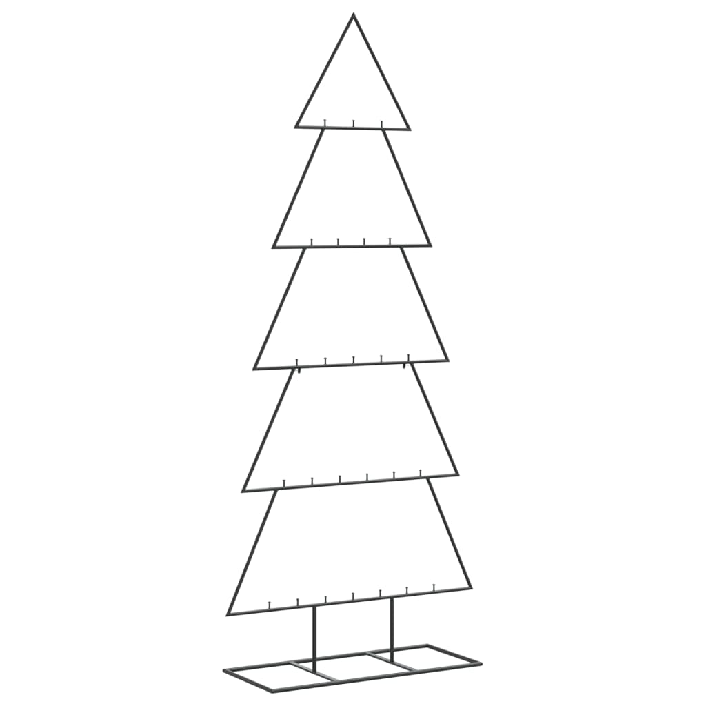 VidaXL Weihnachtsdekoration Weihnachtsbaum 150 cm Metall Schwarz