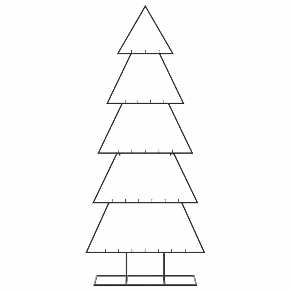 VidaXL Weihnachtsdekoration Weihnachtsbaum 150 cm Metall Schwarz