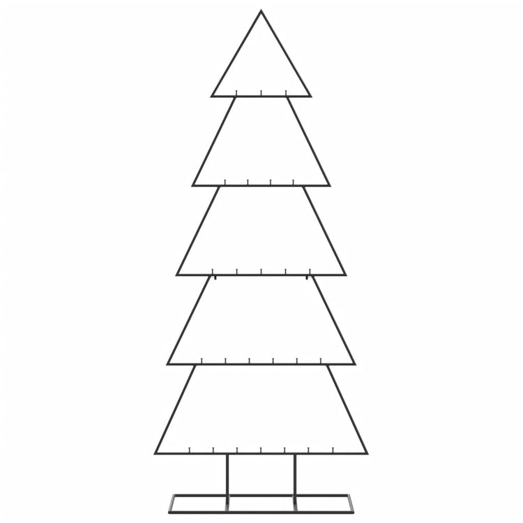 VidaXL Weihnachtsdekoration Weihnachtsbaum 150 cm Metall Schwarz