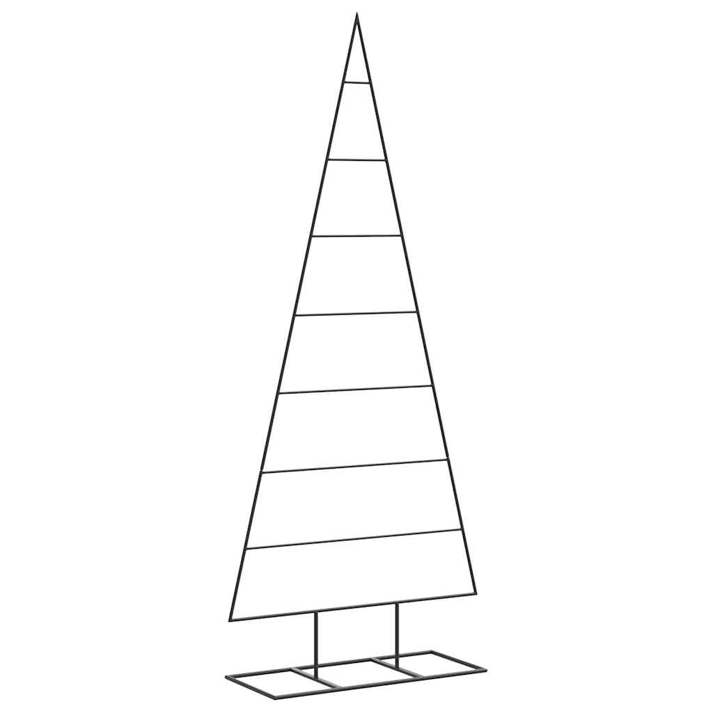 VidaXL Weihnachtsdekoration Weihnachtsbaum 150 cm Metall Schwarz