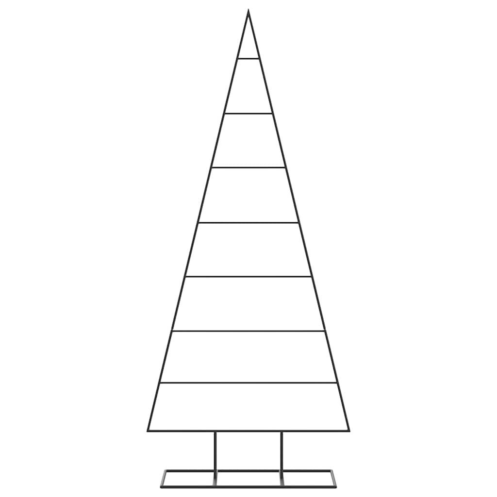 VidaXL Weihnachtsdekoration Weihnachtsbaum 150 cm Metall Schwarz