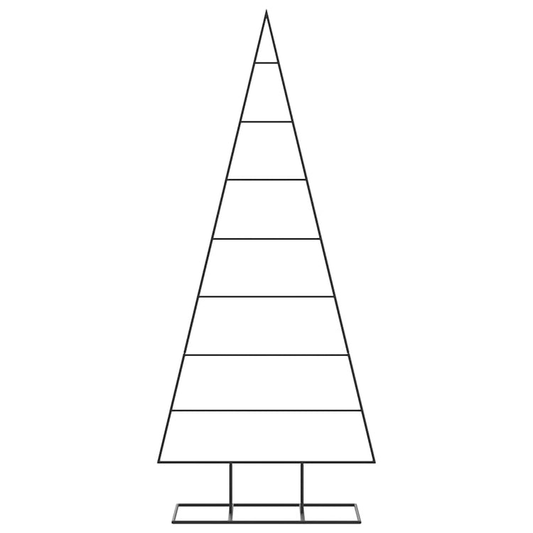 VidaXL Weihnachtsdekoration Weihnachtsbaum 150 cm Metall Schwarz