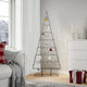 VidaXL Weihnachtsdekoration Weihnachtsbaum 150 cm Metall Schwarz