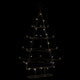 Vidaxl Weihnachtsdekoration Weihnachtsbaum 140 cm Metall Schwarz