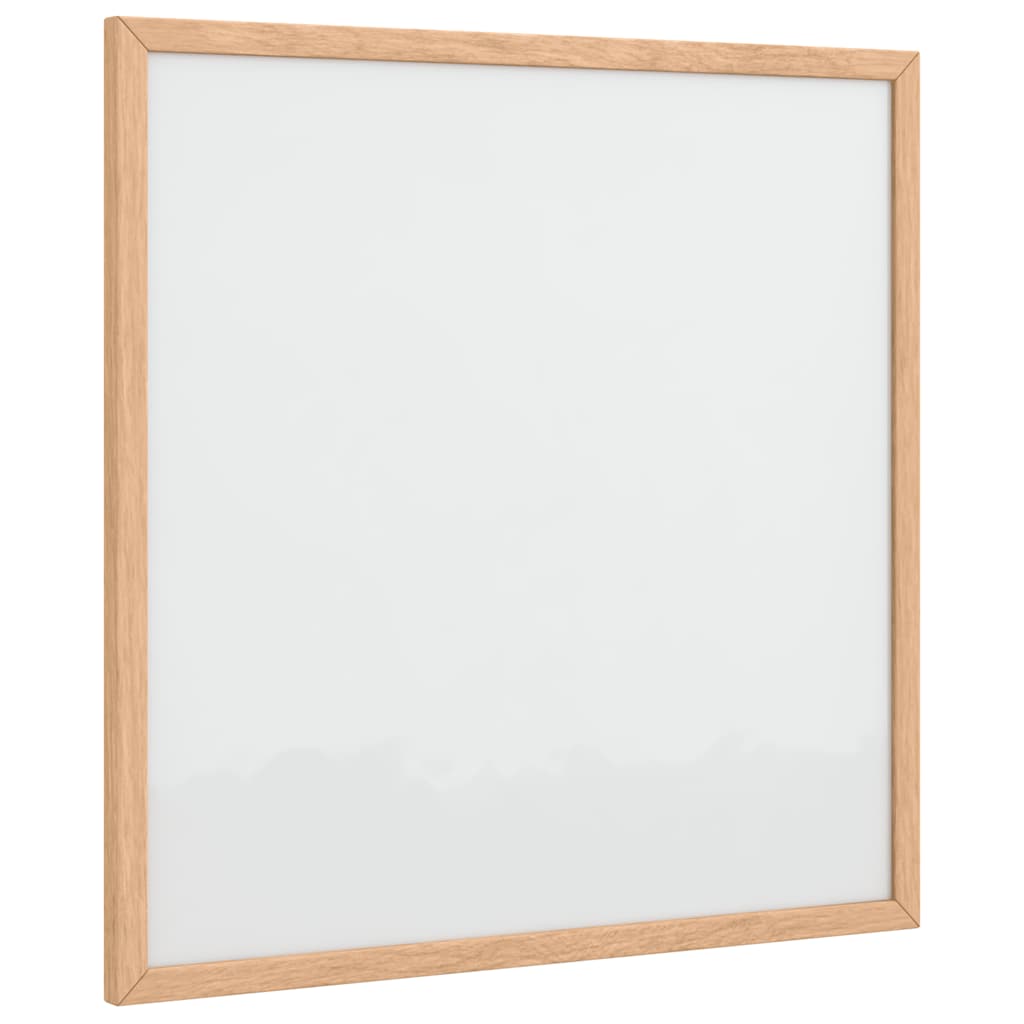 Magnetisches Whiteboard von Vidaxx mit Rahmen aus massivem Kiefernholz, 40 x 40 cm