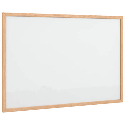 Magnetisches Whiteboard von Vidaxx mit Rahmen aus massivem Kiefernholz, 60 x 40 cm