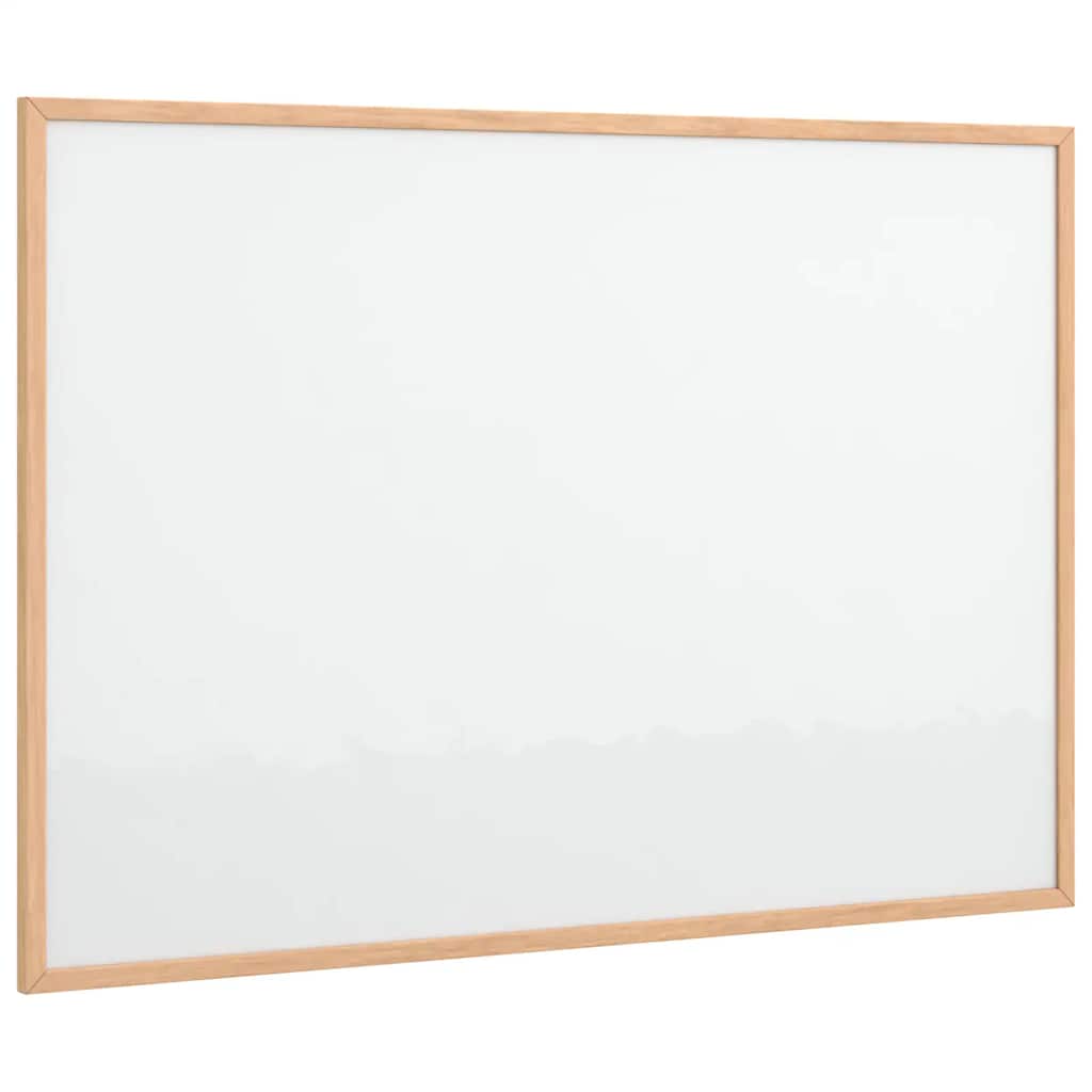 Vidaxx magnetisches Whiteboard mit Rahmen aus massivem Kiefernholz 80x55 cm