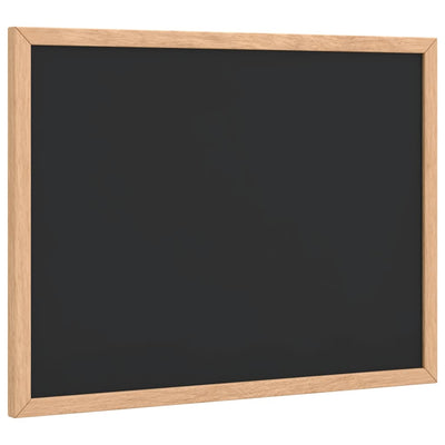 Vidaxx Kreidetafel mit Rahmen aus massivem Kiefernholz 40x30 cm schwarz