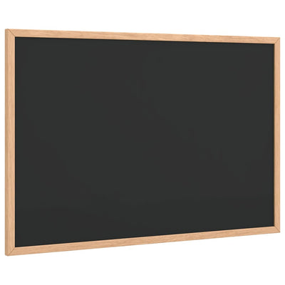 Vidaxx Kreidetafel mit Rahmen aus massivem Kiefernholz schwarz 60x40 cm
