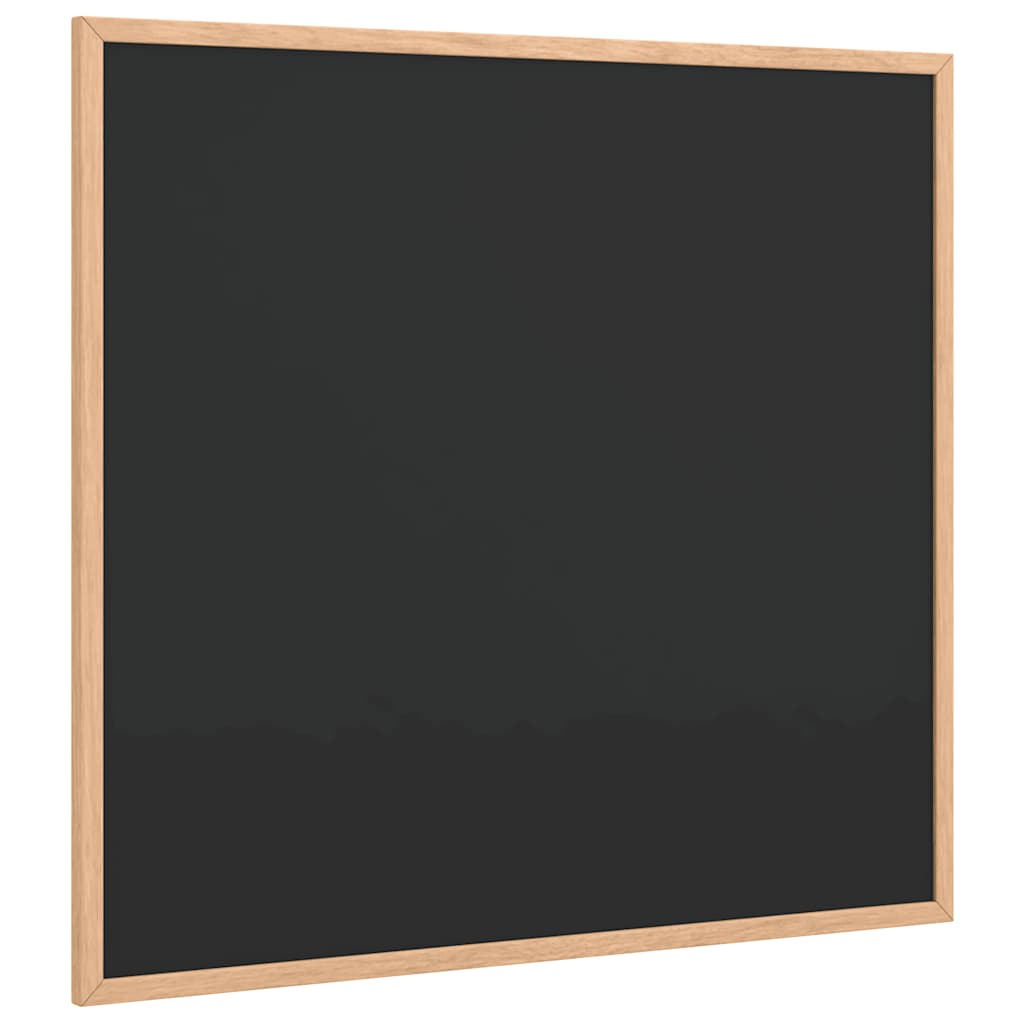 Vidaxx Kreidetafel mit Rahmen aus massivem Kiefernholz schwarz 60x55 cm