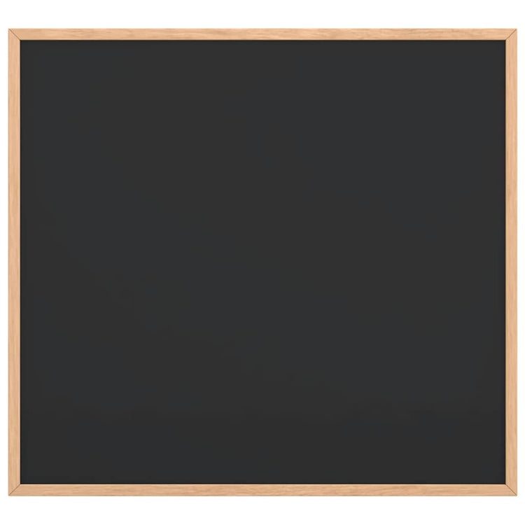 Vidaxx Kreidetafel mit Rahmen aus massivem Kiefernholz schwarz 60x55 cm