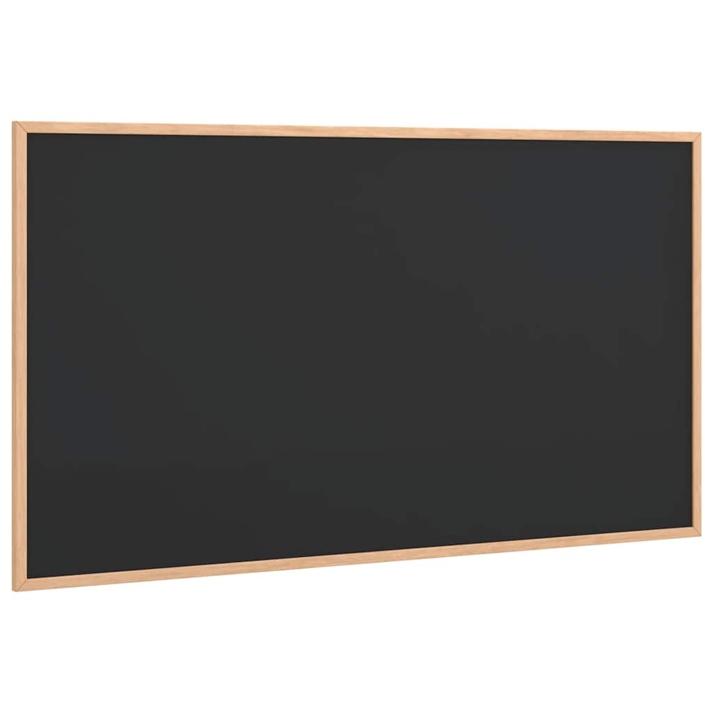 Vidaxx Kreidetafel mit Rahmen aus massivem Kiefernholz schwarz 100x55 cm
