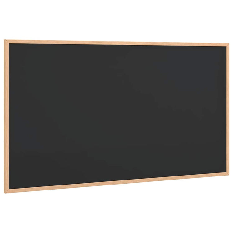 Vidaxx Kreidetafel mit Rahmen aus massivem Kiefernholz schwarz 100x55 cm