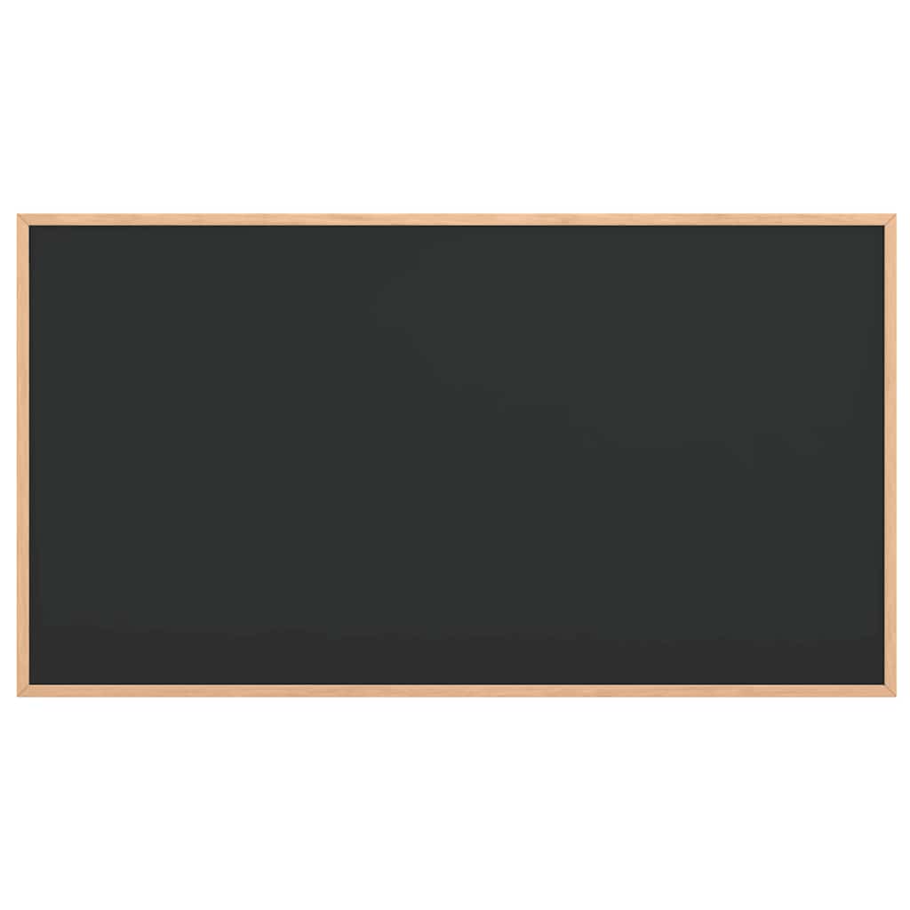Vidaxx Kreidetafel mit Rahmen aus massivem Kiefernholz schwarz 100x55 cm