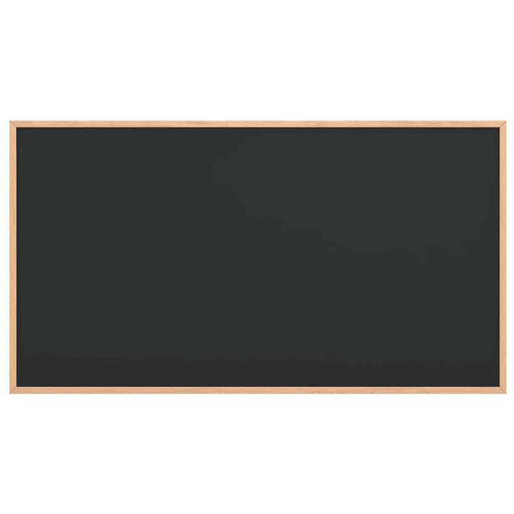 Vidaxx Kreidetafel mit Rahmen aus massivem Kiefernholz schwarz 100x55 cm