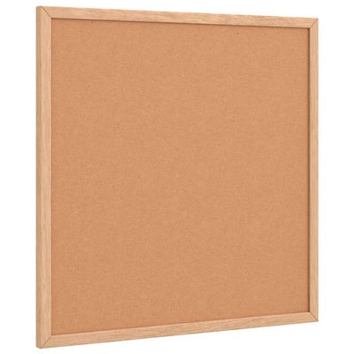 Vidaxx Korkplatte mit Rahmen aus massivem Kiefernholz 40x40 cm